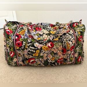 Vera Bradley Poppy Fields Large Duffel Travel Bag